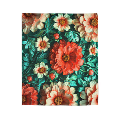 Chinoiserie #5 - Soft Polyester Blanket