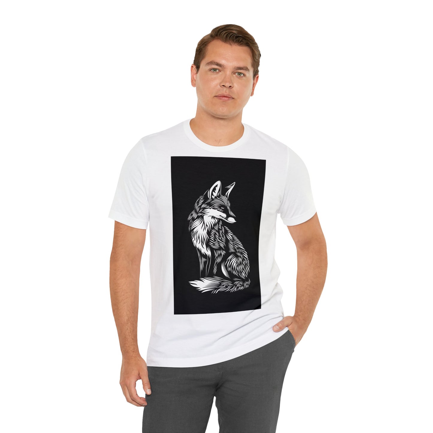 Fox Silhouette Unisex Jersey Short Sleeve Tee