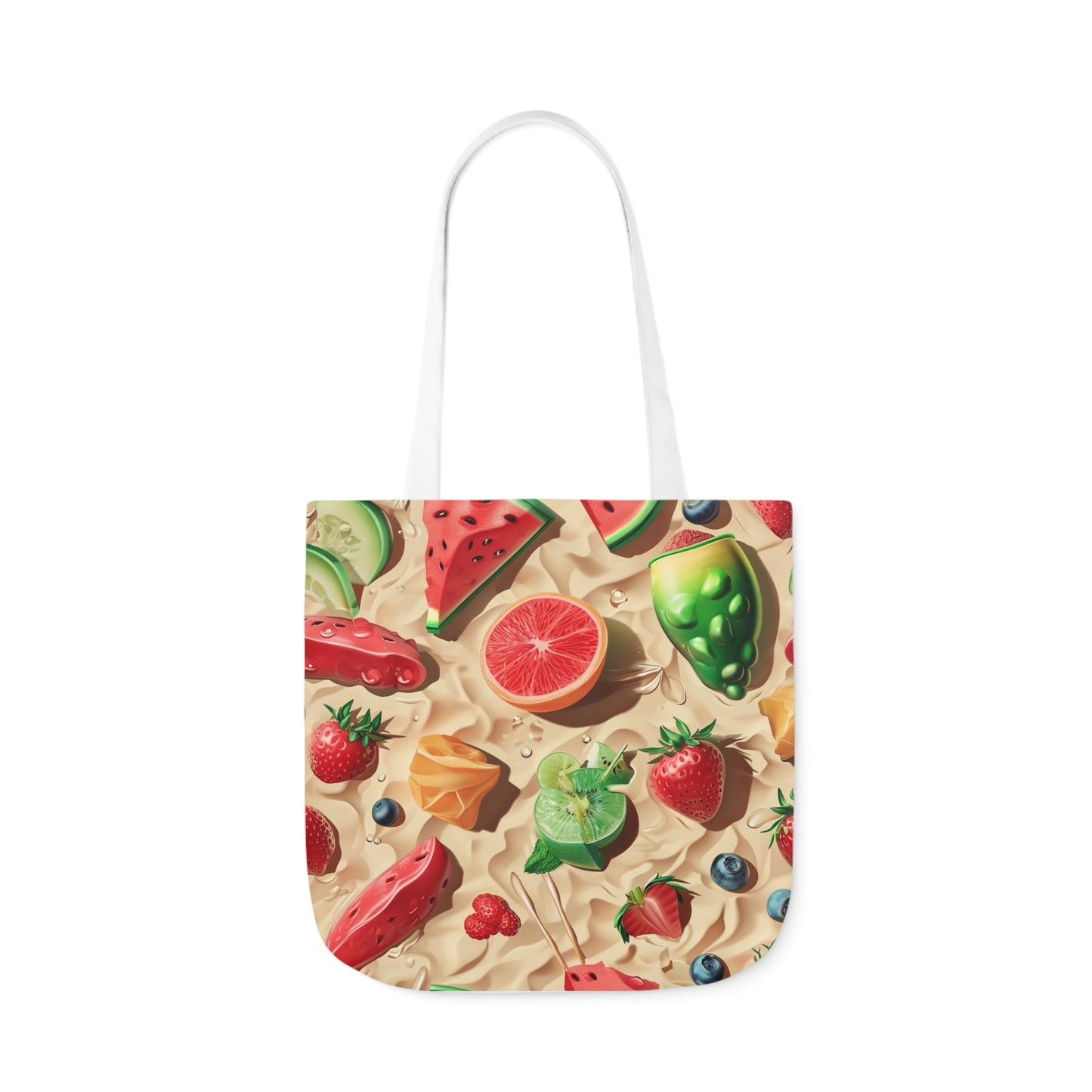 Summertime #5 - Polyester Canvas Tote Bag (AOP)