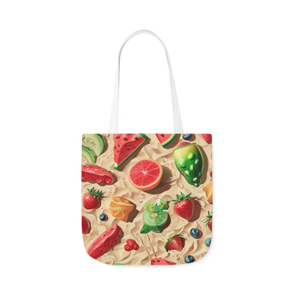 Summertime #5 - Polyester Canvas Tote Bag (AOP)