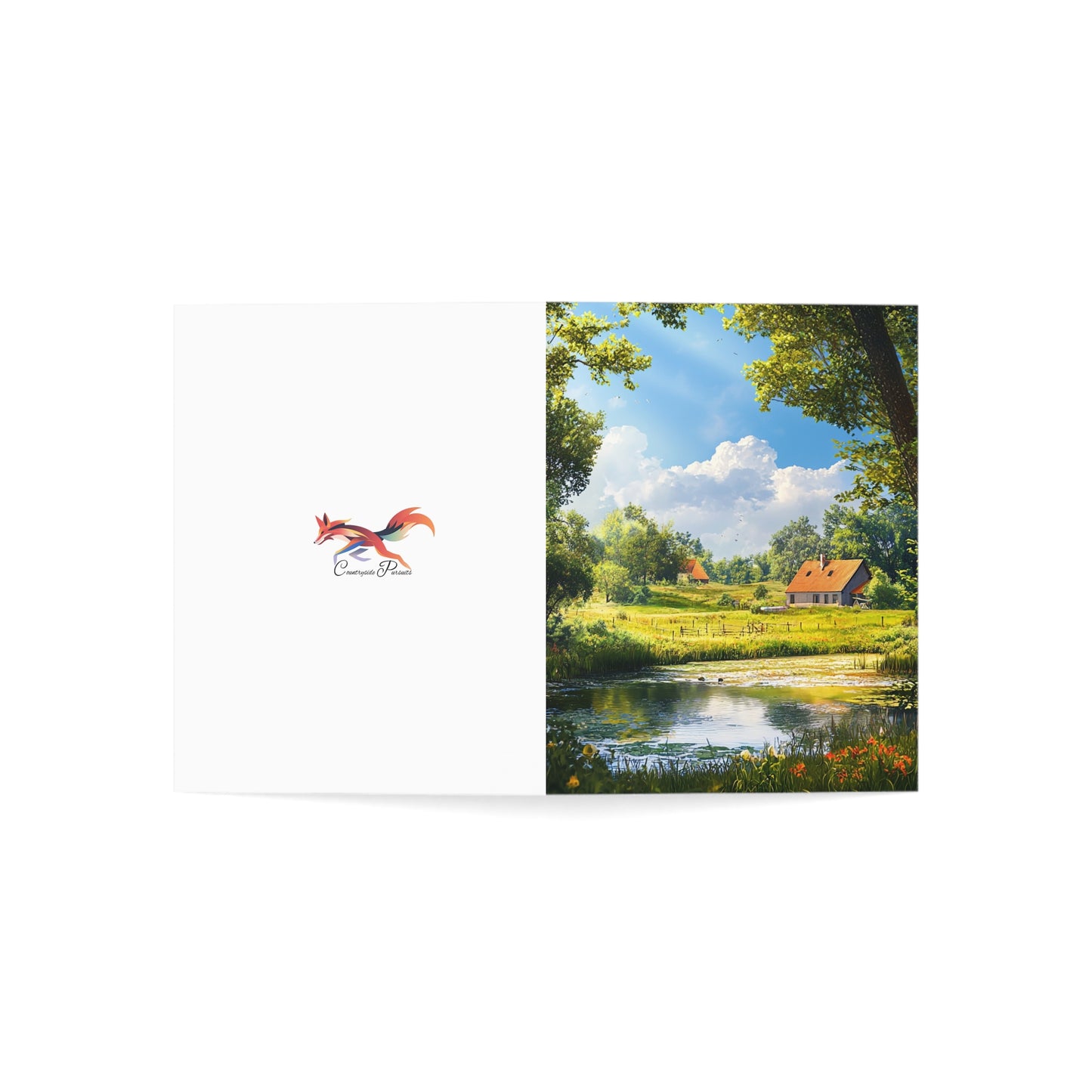Pretty English Countryside 2 - Greeting Cards - Set of 1, 10, 30, or 50pcs for All Occasions - USA