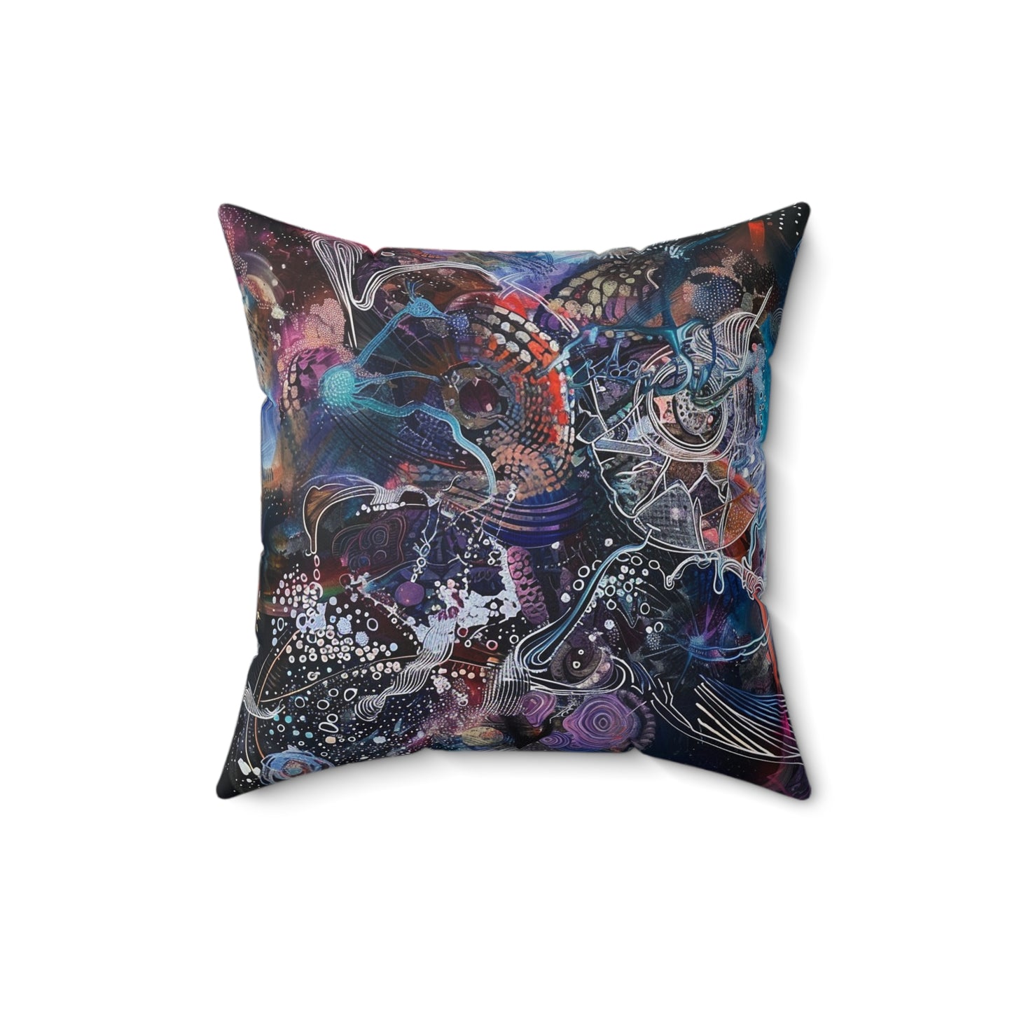 Chaos - Spun Polyester Square Pillow - USA