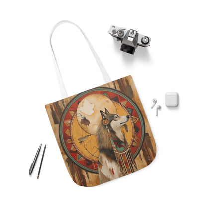 Native American Art #2 - Polyester Canvas Tote Bag (AOP)