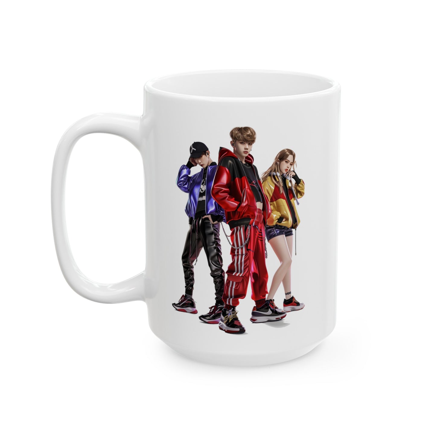 K-Pop 2 Ceramic Mug, (11oz, 15oz) - USA
