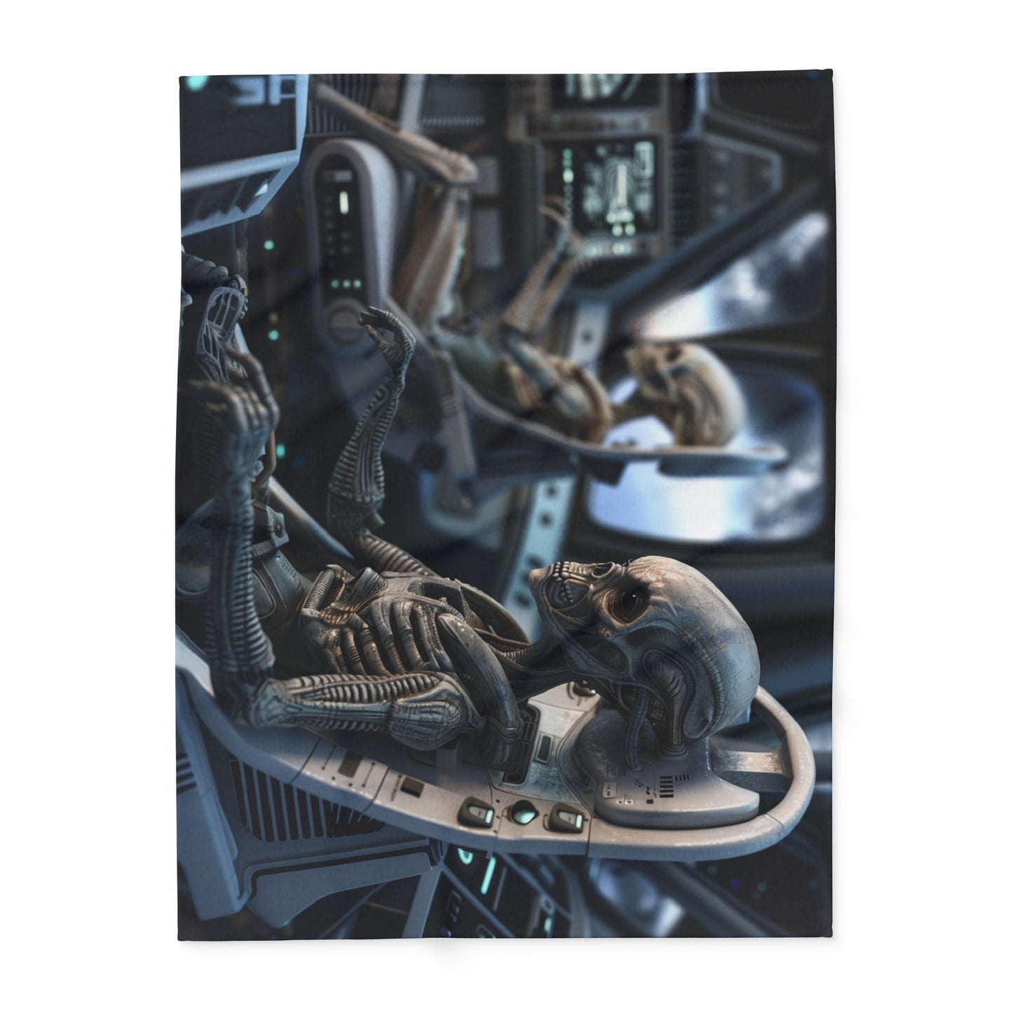 Alien Pilots - Arctic Fleece Blanket - USA