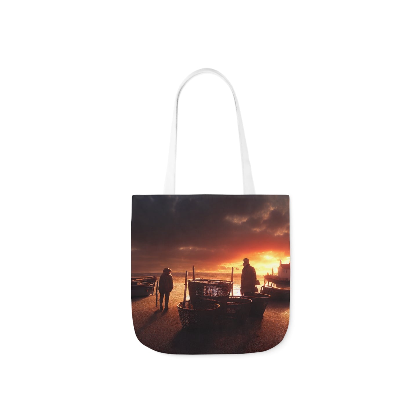 Seascape #6 - Polyester Canvas Tote Bag (AOP)