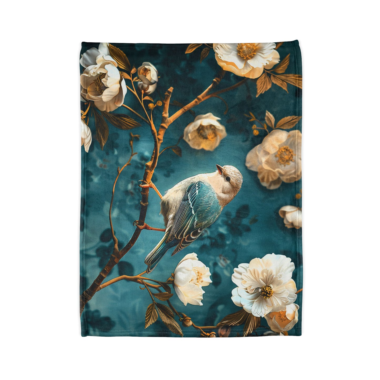 Chinoiserie #3 - Soft Polyester Blanket