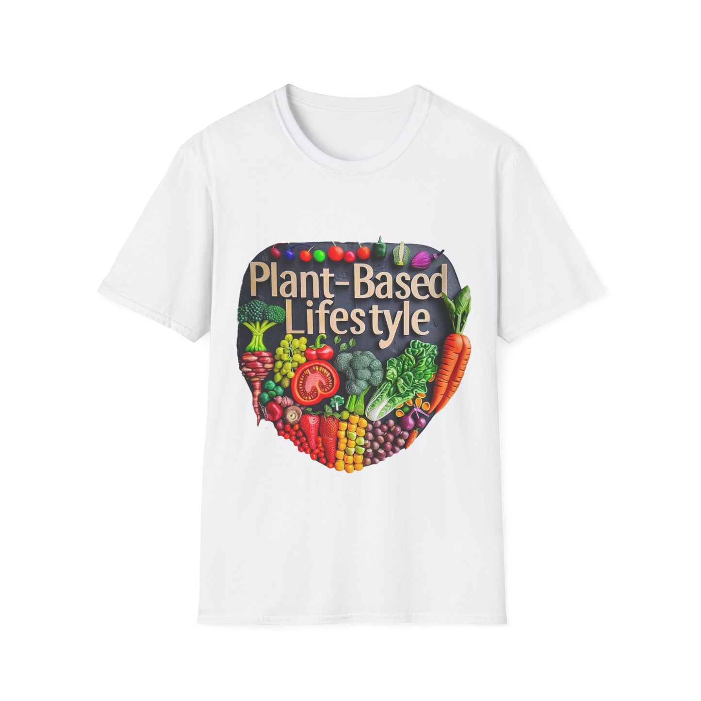 Plant Based Lifestyle #1 - Unisex Softstyle T-Shirt (UK)