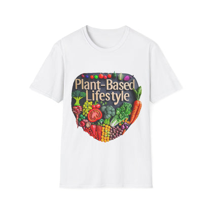 Plant Based Lifestyle #1 - Unisex Softstyle T-Shirt (UK)