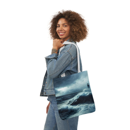 Seascape #2 - Polyester Canvas Tote Bag (AOP)