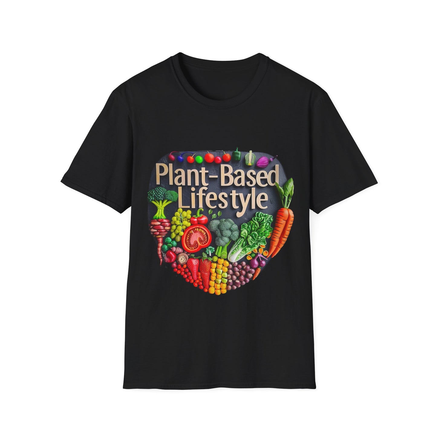Plant Based Lifestyle #1 - Unisex Softstyle T-Shirt (UK)