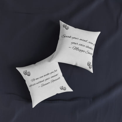 Famous Quotes - Square Pillow UK