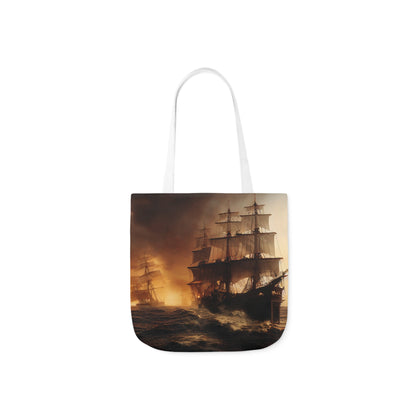 Seascape #7 - Polyester Canvas Tote Bag (AOP)