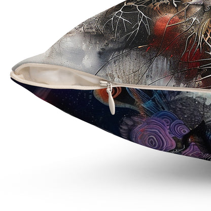 Chaos - Spun Polyester Square Pillow - USA