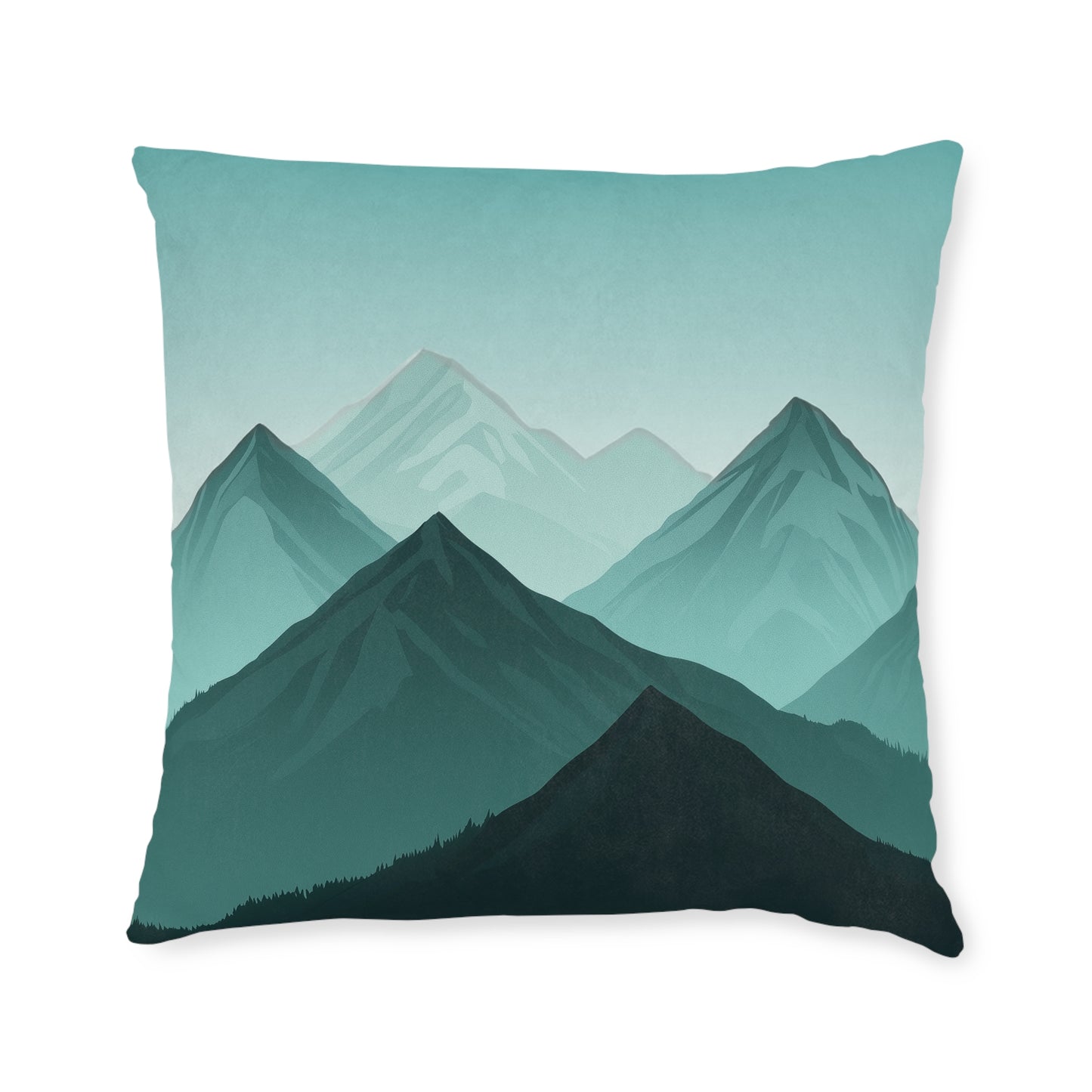 Blue Day - Square Pillow - UK