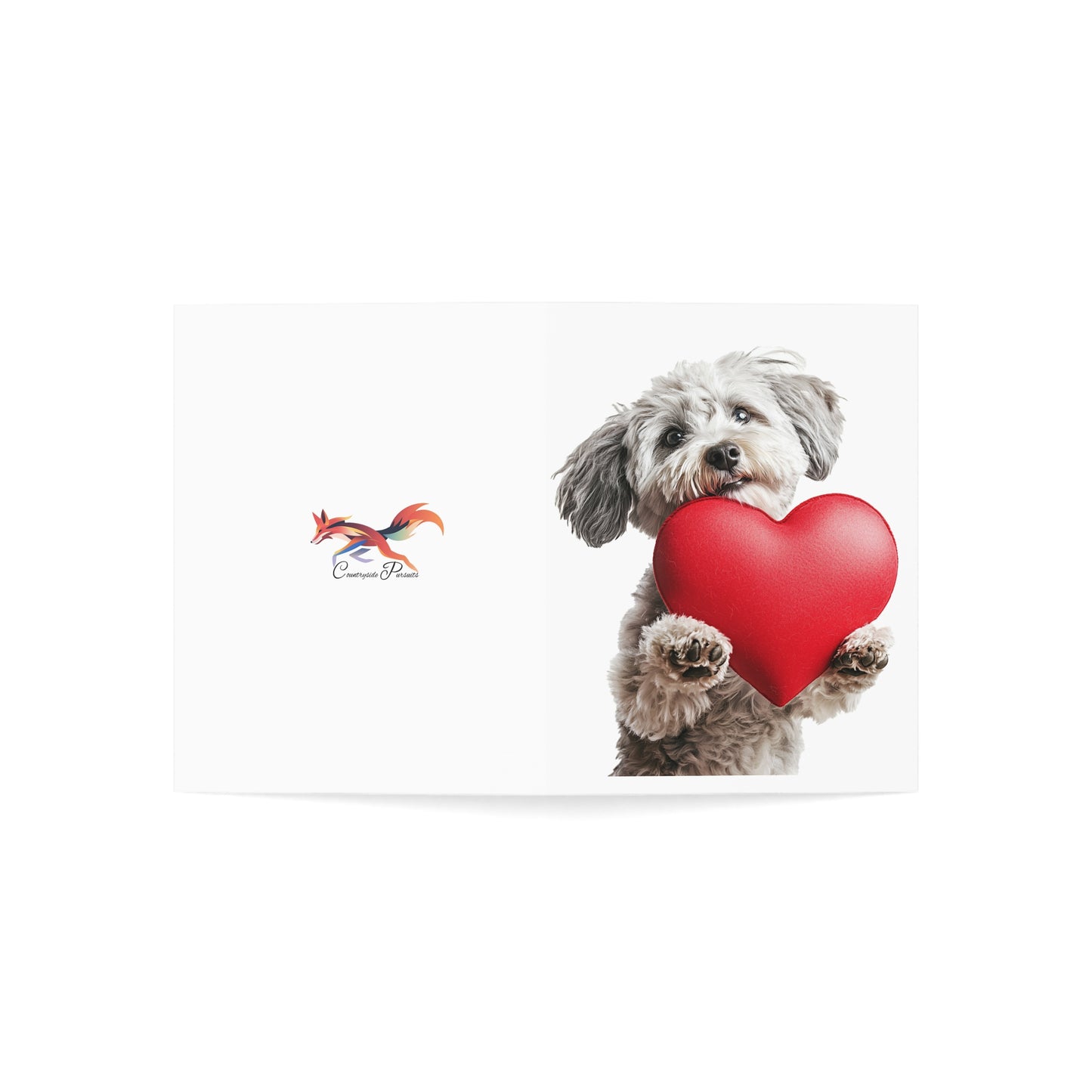 Cute Little Dog Greeting Cards (1, 10, 30, 50pcs) - USA