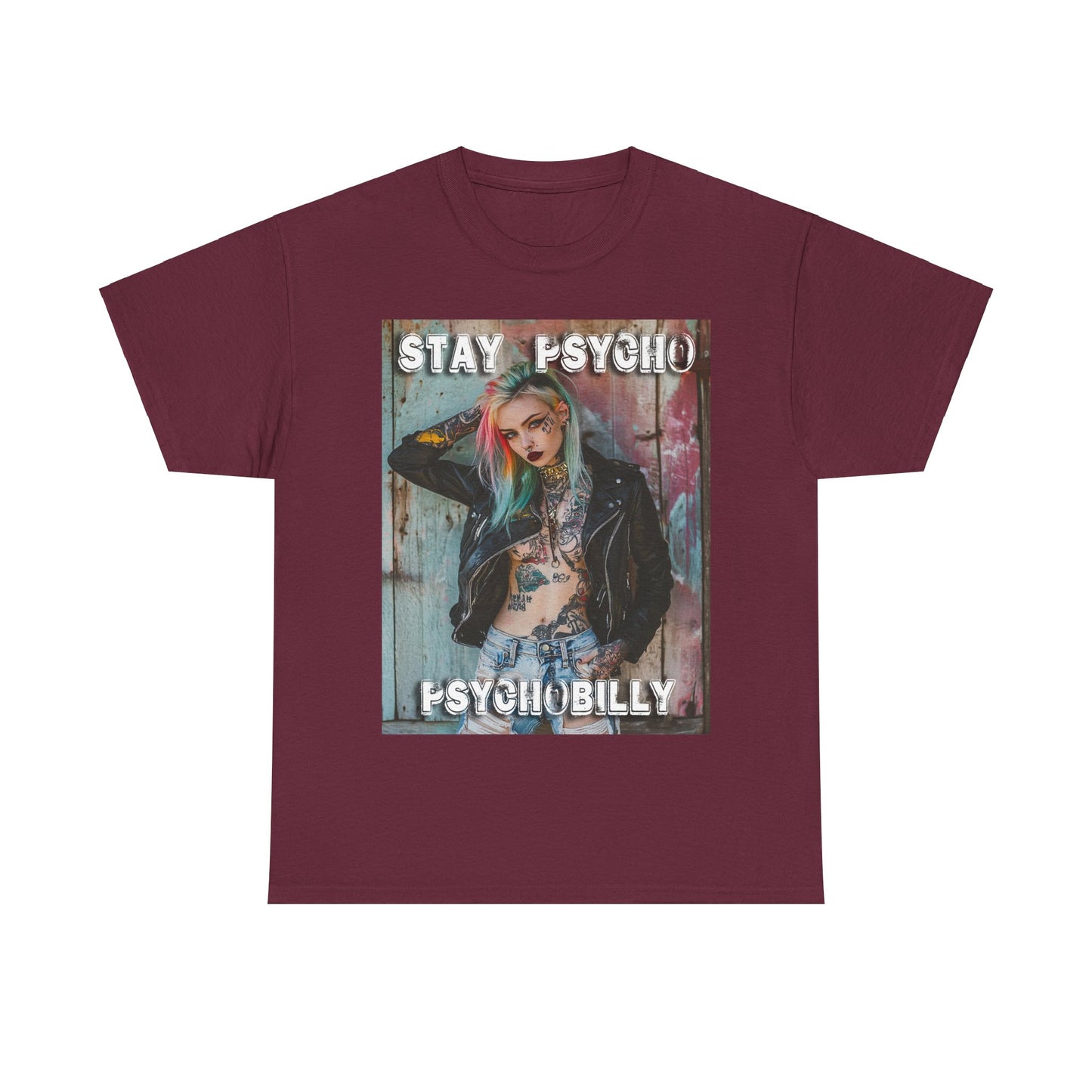 Psycho 4 - Unisex Heavy Cotton Tee - UK