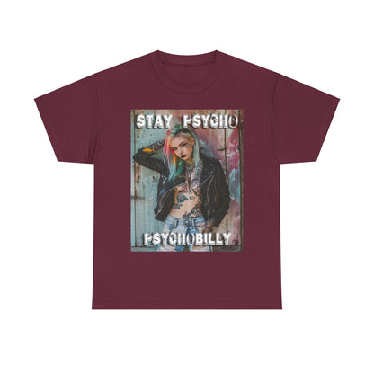 Psycho 4 - Unisex Heavy Cotton Tee - UK