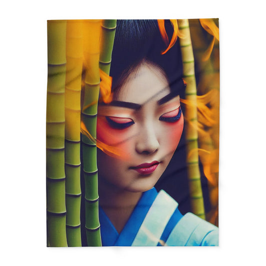 Geisha #1 Arctic Fleece Blanket