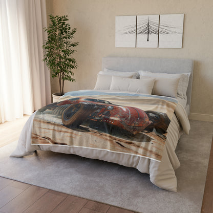 Steampunk Racer #4 - Soft Polyester Blanket
