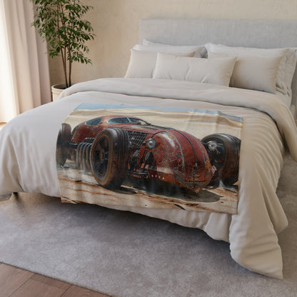 Steampunk Racer #4 - Soft Polyester Blanket