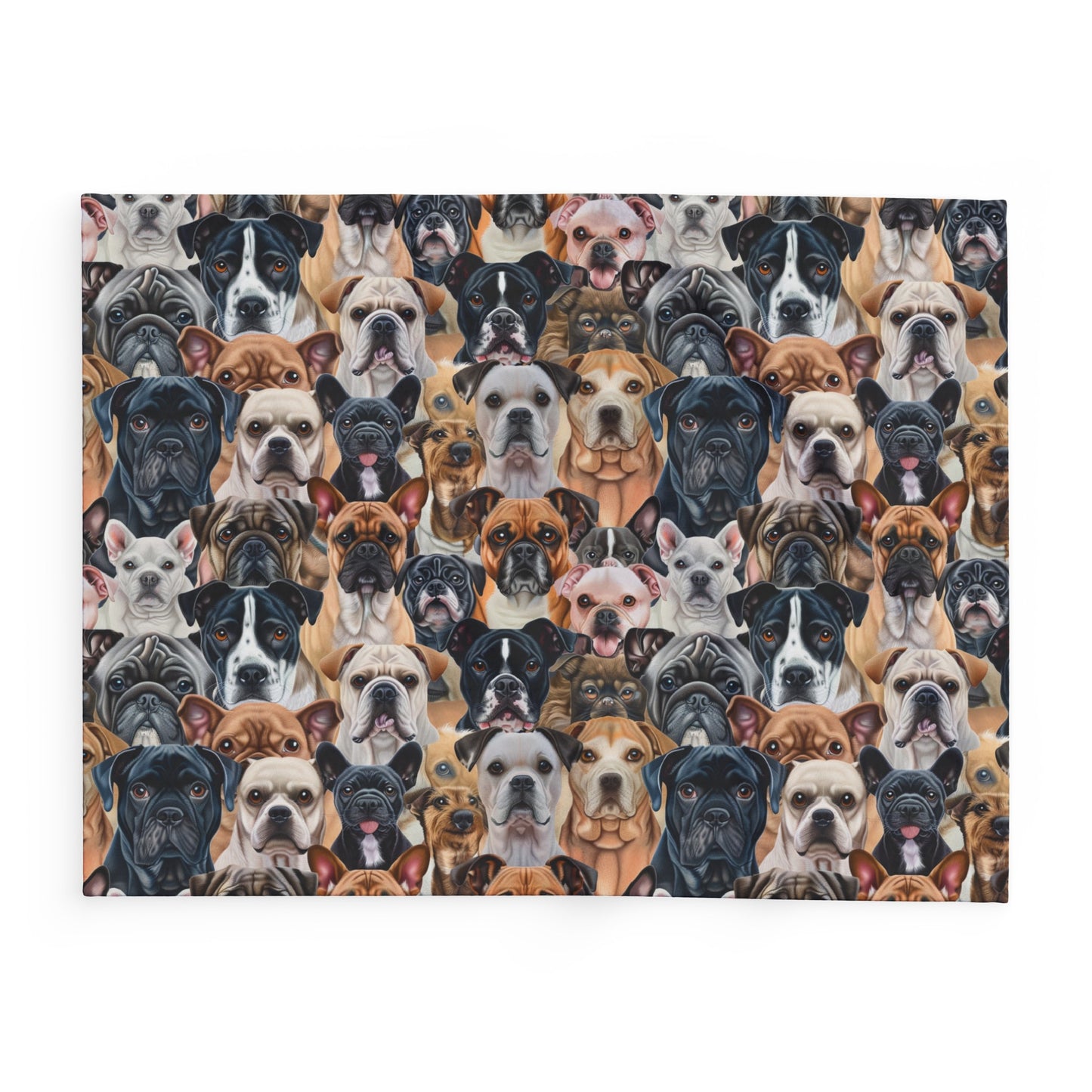 Dog Collage #2 Arctic Fleece Blanket - UK, EU