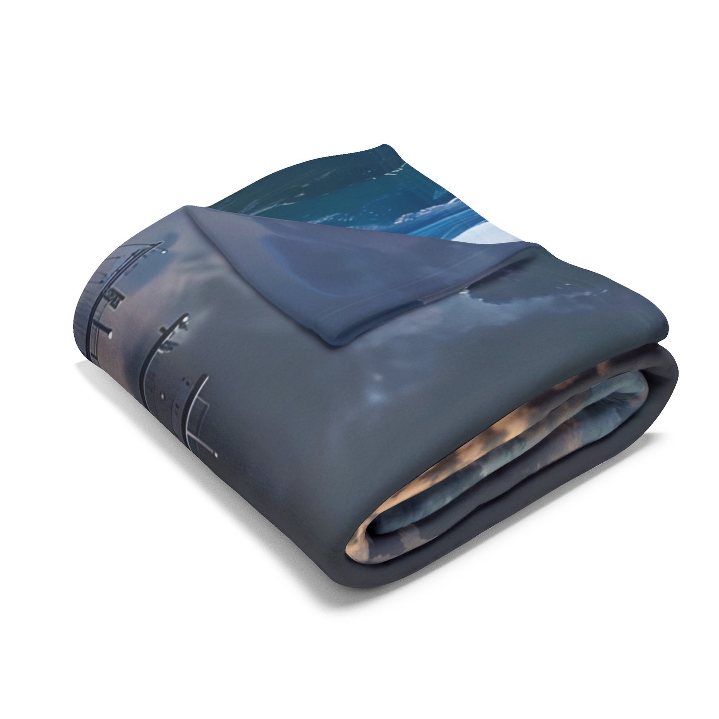 Aircraft Carrier 2 Arctic Fleece Blanket - USA