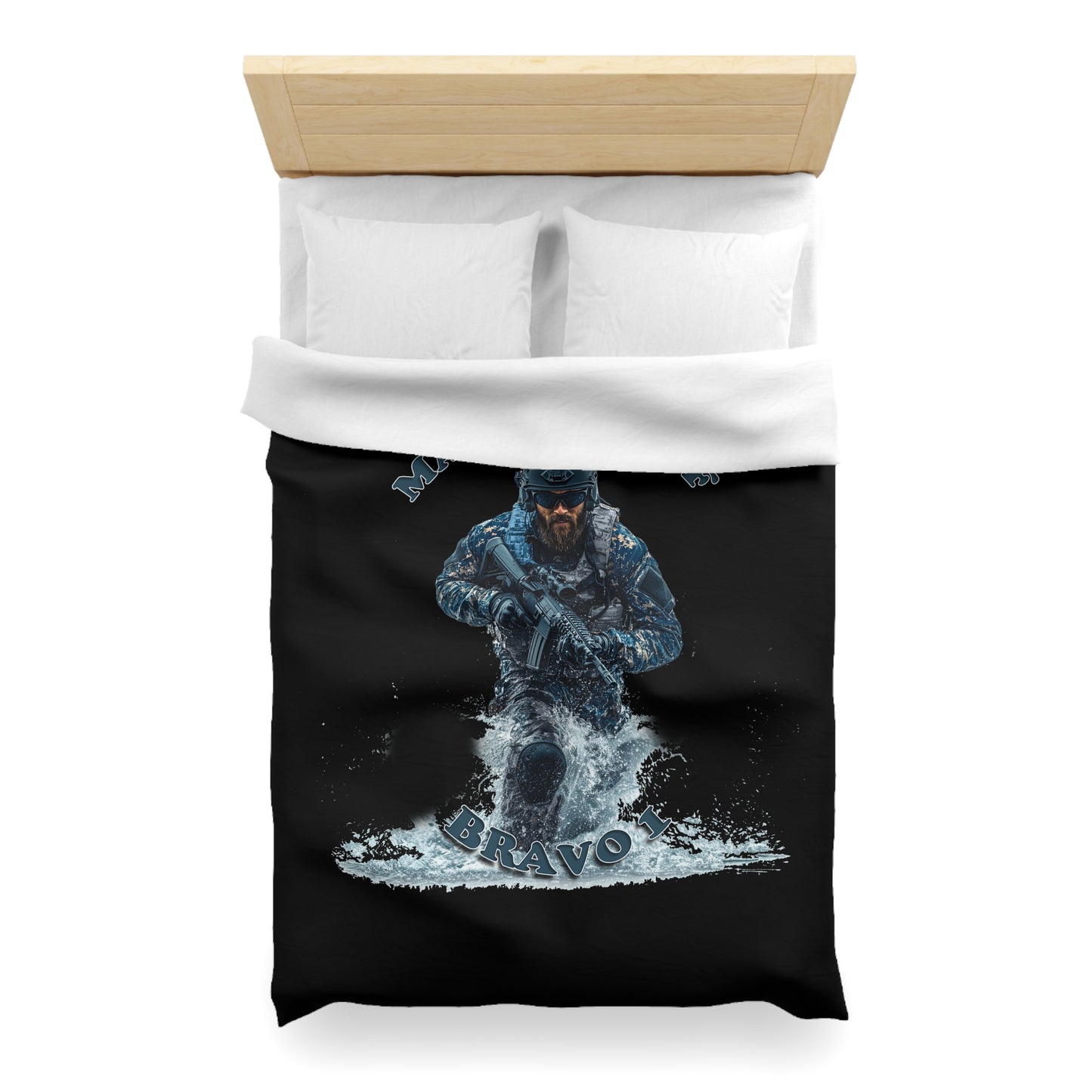 Master Chief Navy Seals - Microfiber Duvet Cover USA and UK