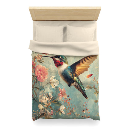 Beautiful Hummingbird  - Microfiber Duvet Cover USA and UK