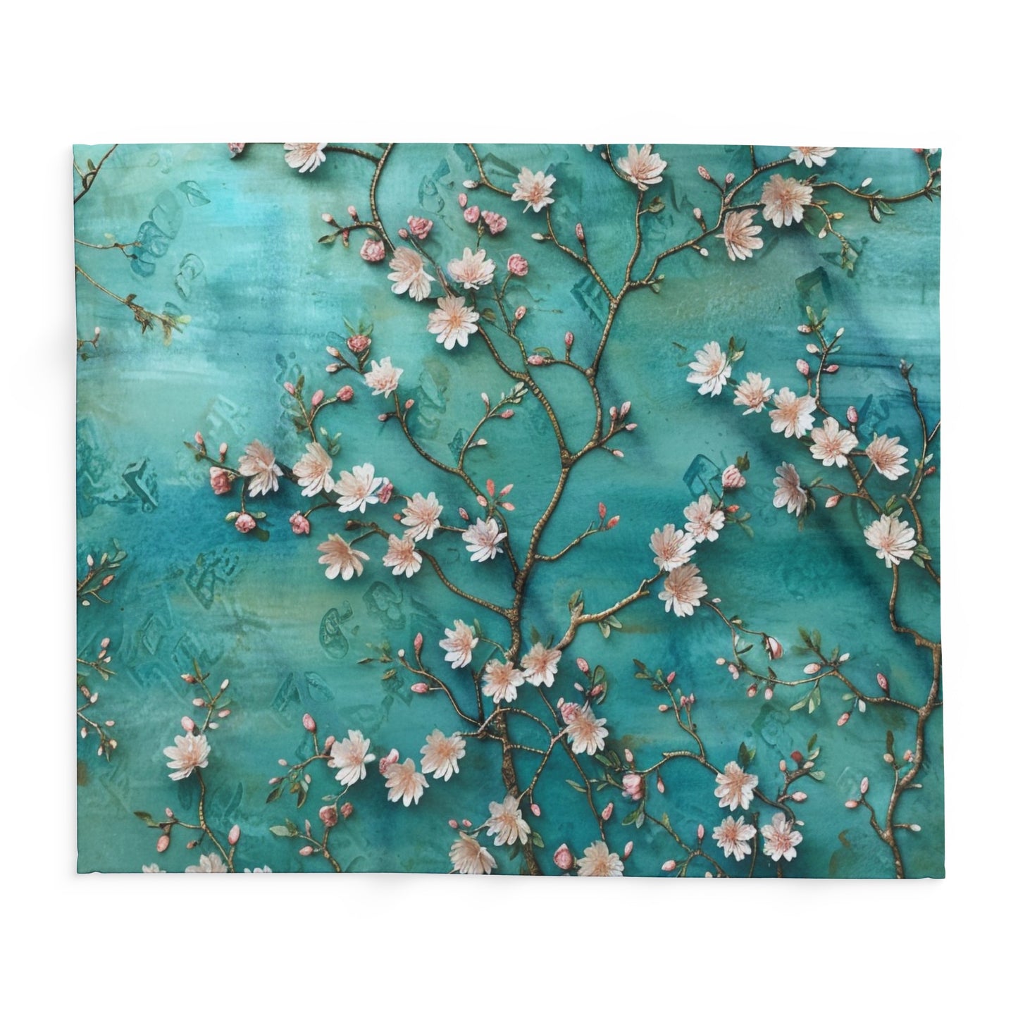 Floral Arctic Fleece Blanket - UK, EU