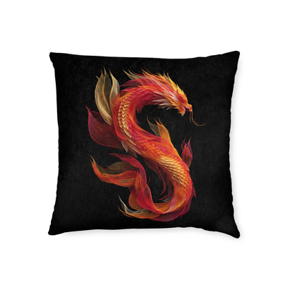 Chinese Lucky Dragon - Square Pillow UK