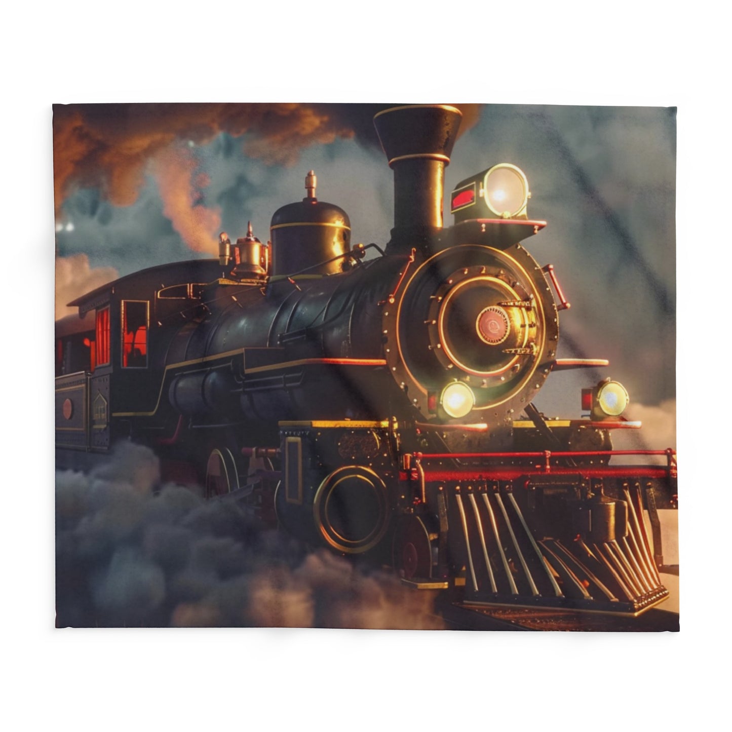 Steam Train #2 - Arctic Fleece Blanket - UK, USA