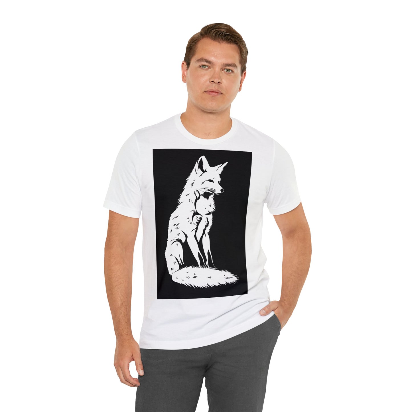 Fox Silhouette Unisex Jersey Short Sleeve Tee