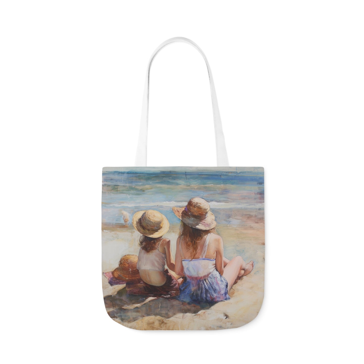 On The Beach - Polyester Canvas Tote Bag (AOP)