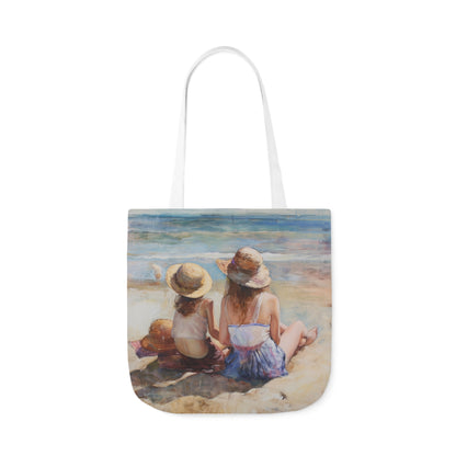 On The Beach - Polyester Canvas Tote Bag (AOP)