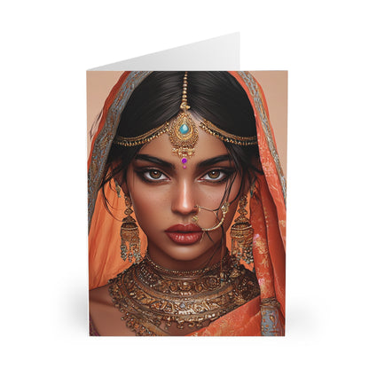 Indian Girl 2 - Cards (5 Pack) - UK