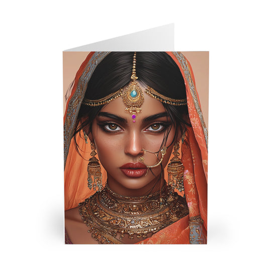 Indian Girl 2 - Cards (5 Pack) - UK