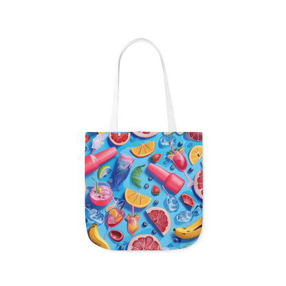Summertime #7 - Polyester Canvas Tote Bag (AOP)