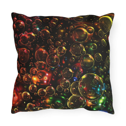 Effervescent Bubbles - Outdoor Pillows - USA