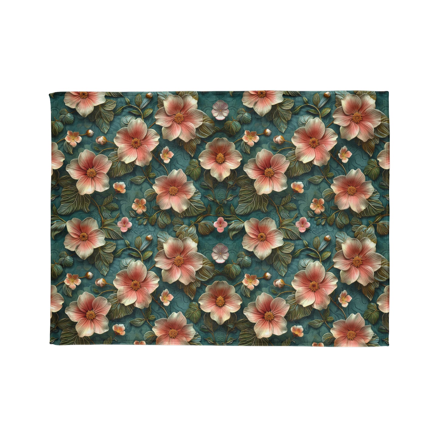 Classic 3D Chinoiserie Design - Soft Polyester Blanket