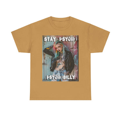 Psycho 4 - Unisex Heavy Cotton Tee - UK
