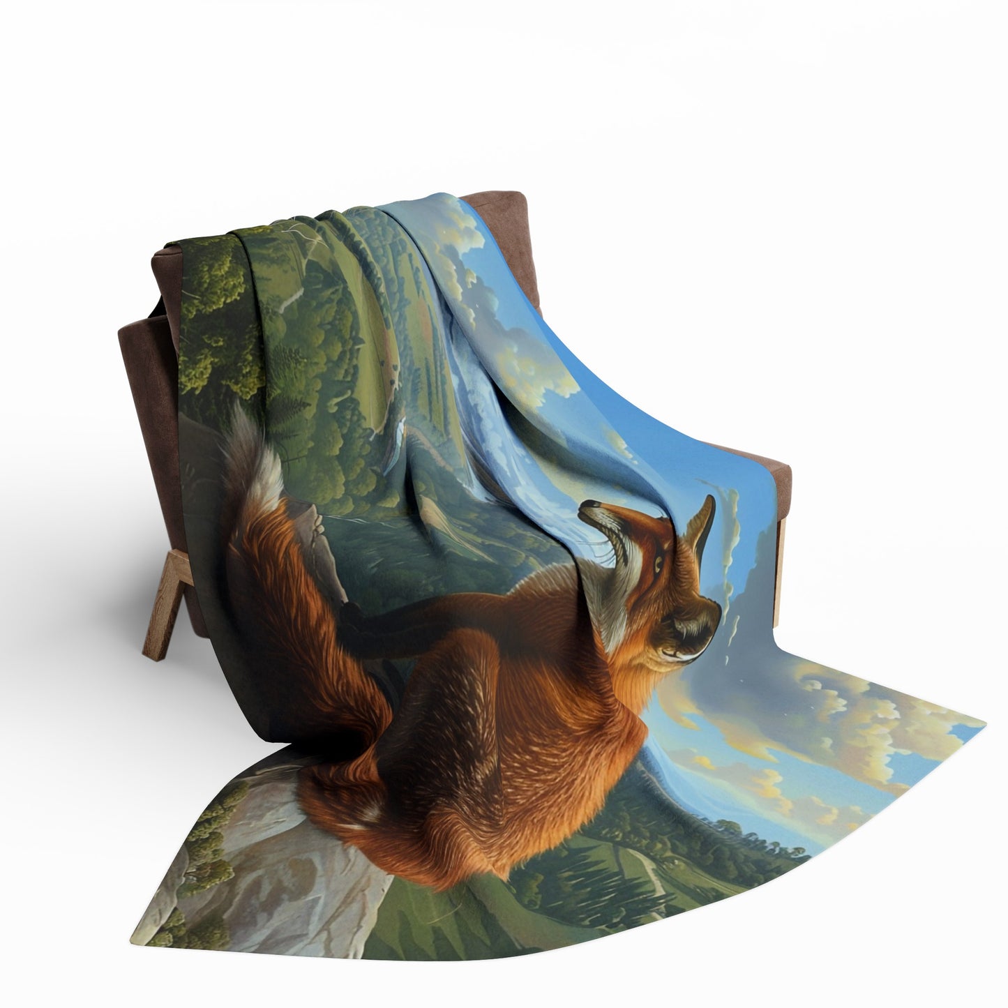 Valley View #2 Arctic Fleece Blanket - UK