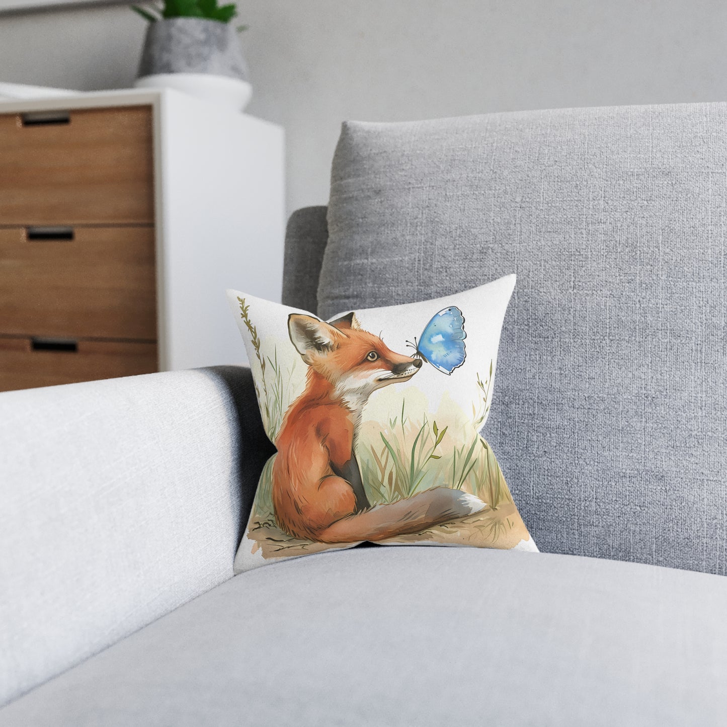 Fox 1 - Square Pillow - UK