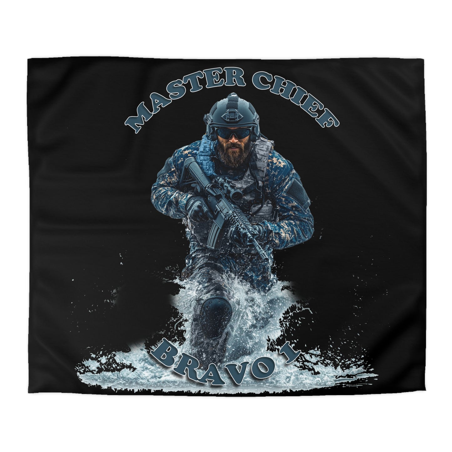 Master Chief Navy Seals - Microfiber Duvet Cover USA and UK