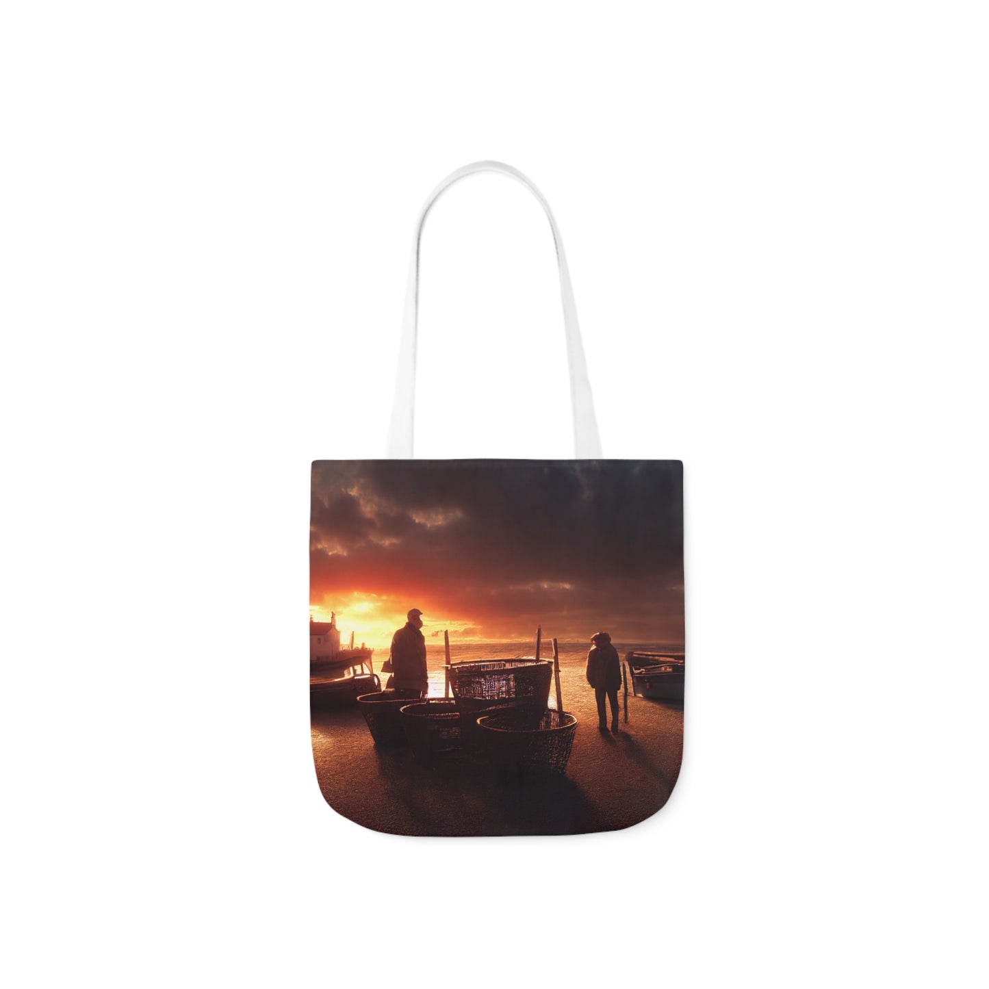 Seascape #6 - Polyester Canvas Tote Bag (AOP)