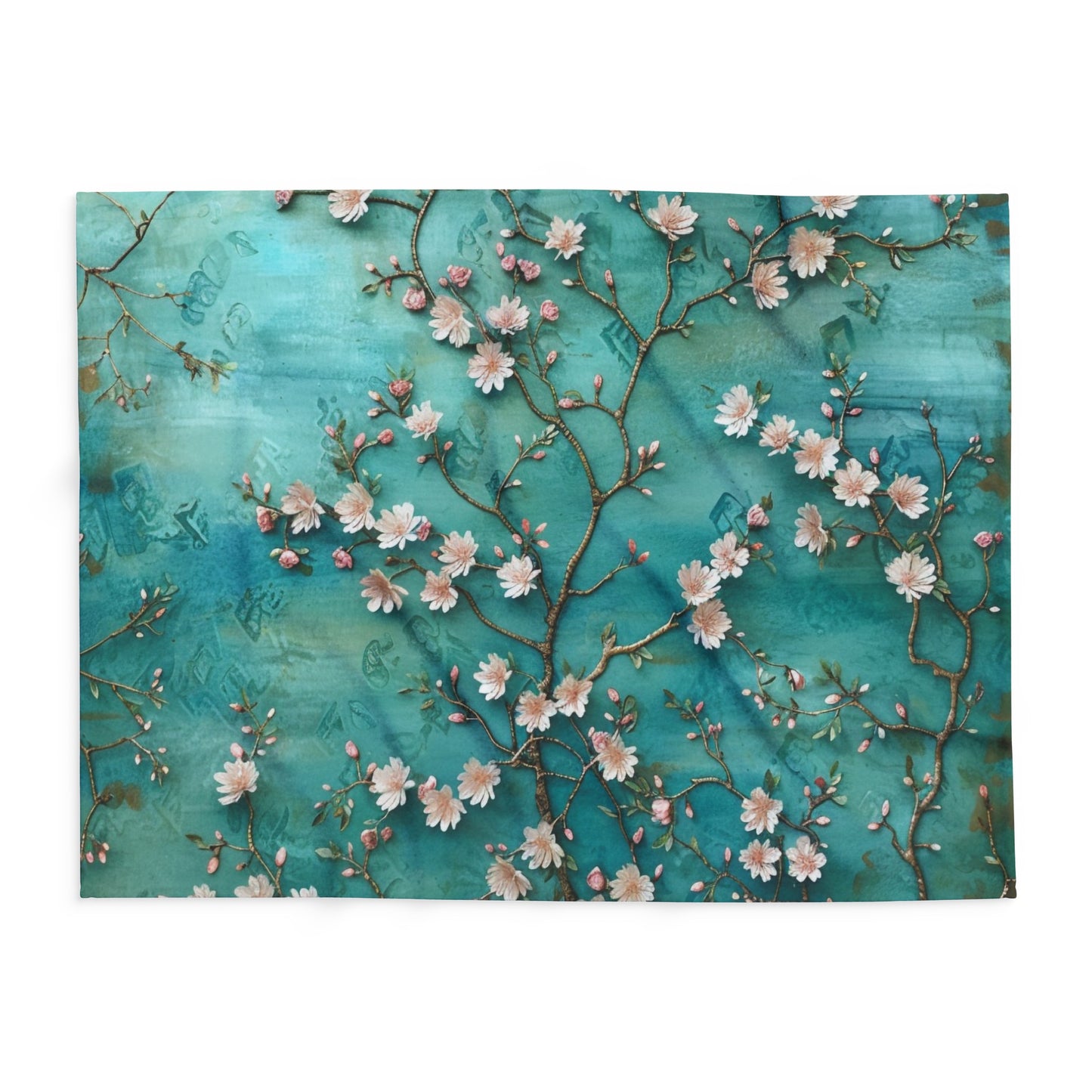 Floral Arctic Fleece Blanket - UK, EU