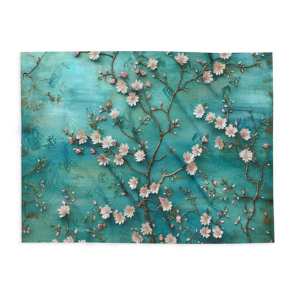 Floral Arctic Fleece Blanket - UK, EU