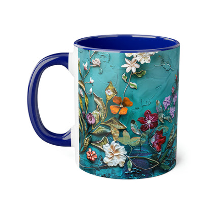 Wild Flowers Accent Mugs, 11oz - Canada Only