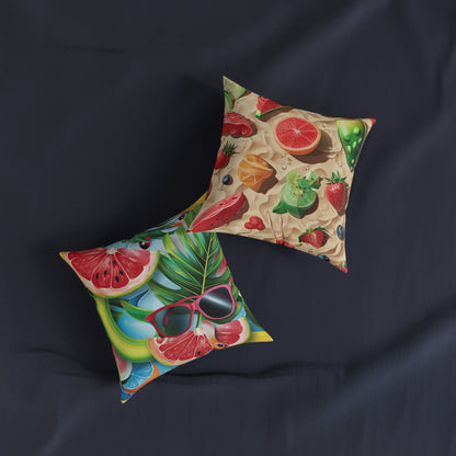 Summer Time 2 - Square Pillow - UK
