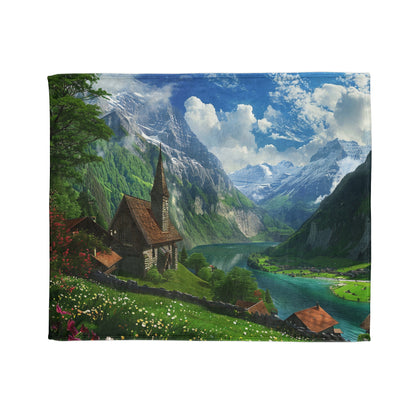 Swiss Beauty #2 Soft Polyester Blanket